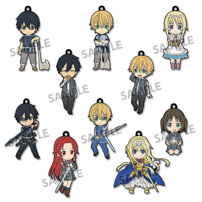 Sword Art Online Alicization - Pikuriru! Rubber Strap SINGLE BLIND BOX