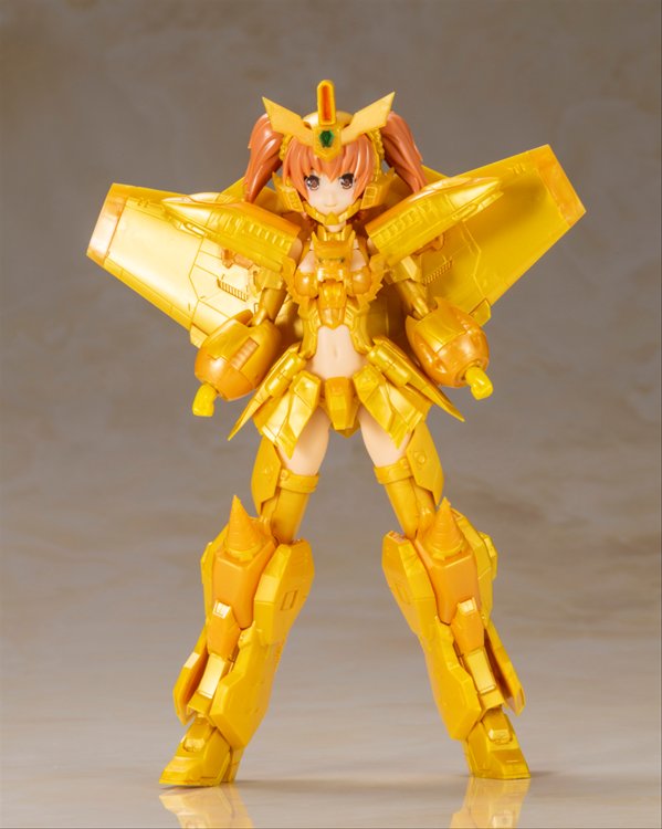 Crossframe Girl - Non Scale Gaogaigar Gold Ver. Model Kit - Click Image to Close