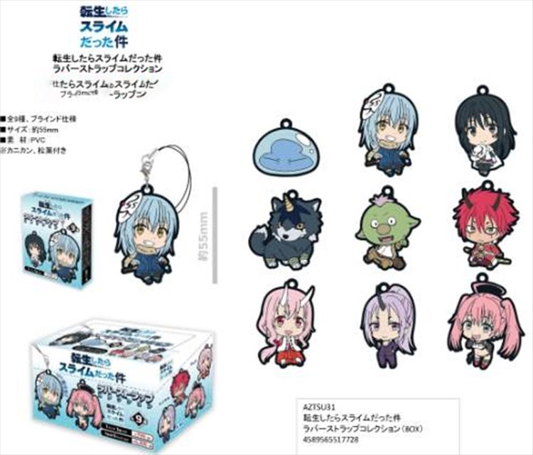 That Day I Was Reincarnated As A Slime - Rubber Strap SINGLE BLIND BOX - Click Image to Close