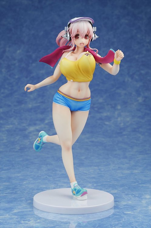 Super Sonico - 1/7 Super Sonico Jogging Ver. PVC Figure - Click Image to Close