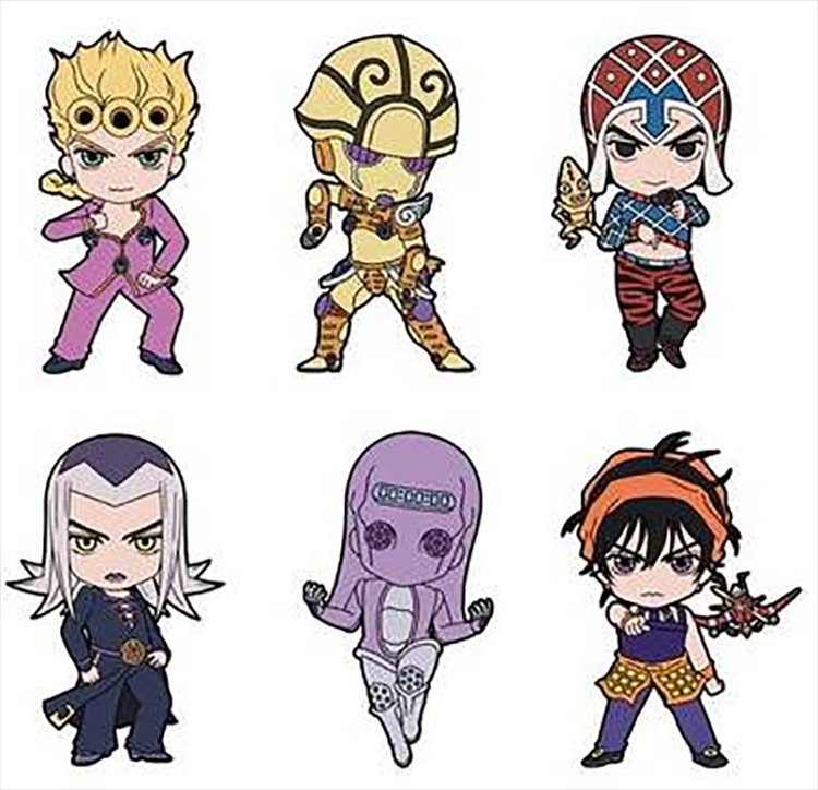 Jojos Bizarres Adventures Part V - Rubber Strap SINGLE BLIND BOX - Click Image to Close