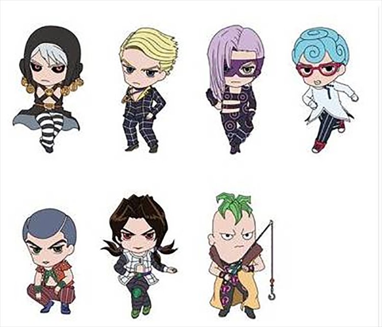 Jojos Bizarres Adventures Part V - Rubber Strap SINGLE BLIND BOX - Click Image to Close