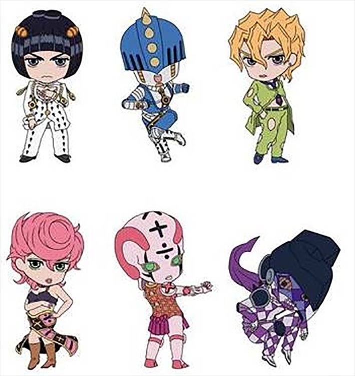 Jojos Bizarres Adventures Part V - Rubber Strap SINGLE BLIND BOX - Click Image to Close