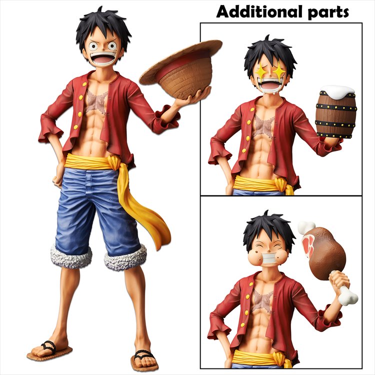 One Piece - Monkey. D. Luffy Grandista Nero PVC Figure
