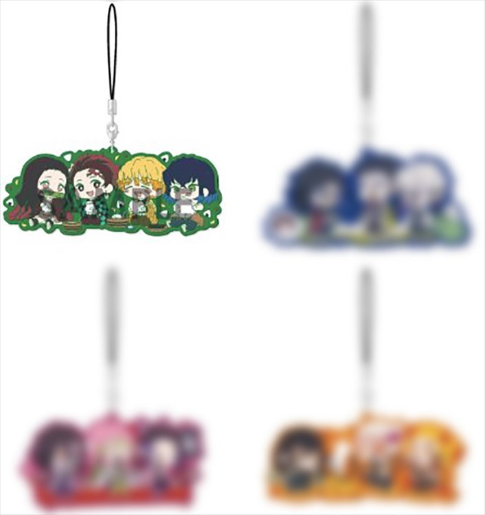 Demon Slayer - Group Rubber Strap A - Click Image to Close