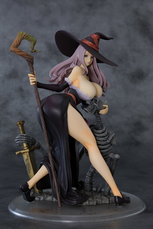 Dragons Crown - 1/6 Sorceress Darkness Crow Ver. PVC Figure - Click Image to Close