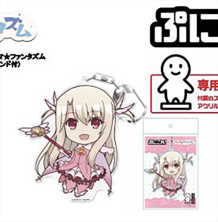 Fate Kaleid Liner Prisma - Illya Puni Colle Keychain With Stand - Click Image to Close