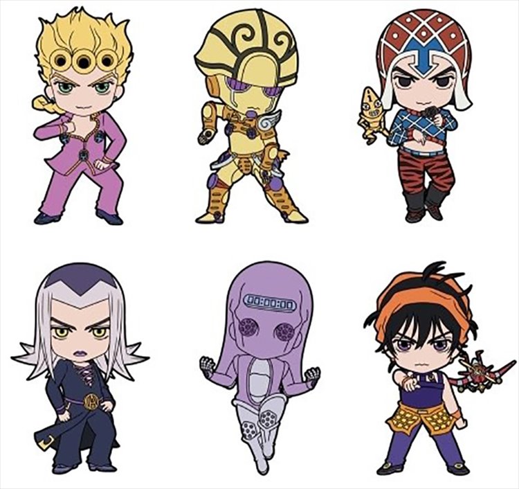 Jojos Bizarres Adventures Part V - Rubber Strap Vol. 1 SINGLE BLIND BOX - Click Image to Close