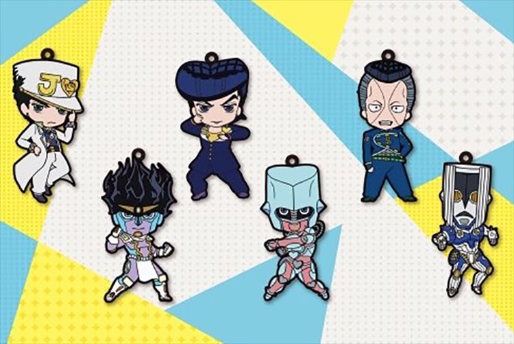 Jojos Bizarre Adventure Part IV - Rubber Strap Vol. 1 SINGLE BLIND BOX - Click Image to Close