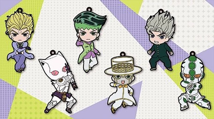 Jojos Bizarre Adventure Part IV - Rubber Strap Vol. 2 SINGLE BLIND BOX - Click Image to Close