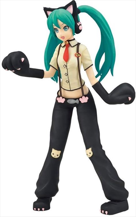 Hatsune Miku Project Diva Arcade - Miku Cat outfit Super Premium Figure - Click Image to Close