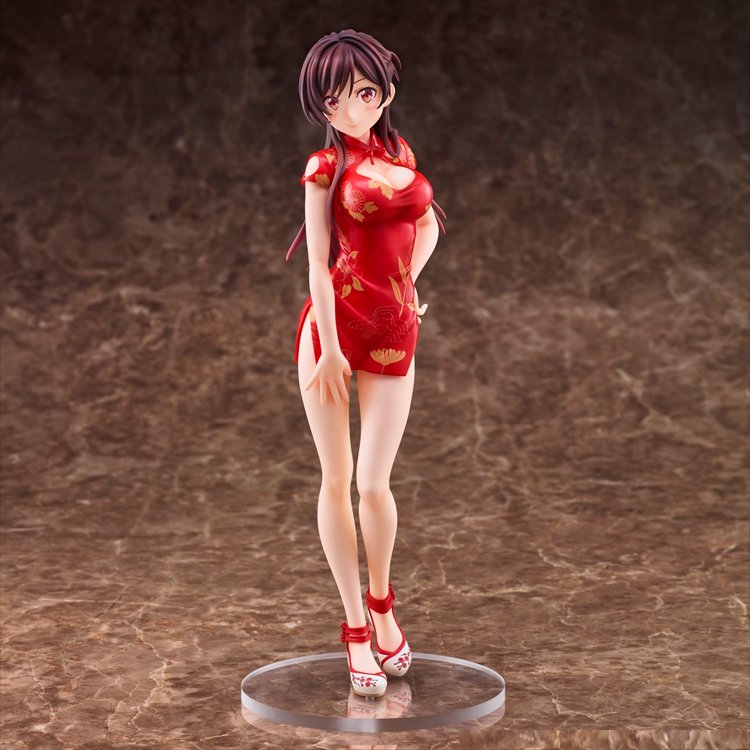 Rent A Girlfriend Kanojo Okarishimasu - 1/7 Chizuru Mizuhara China Dress Ver. PVC Figure - Click Image to Close