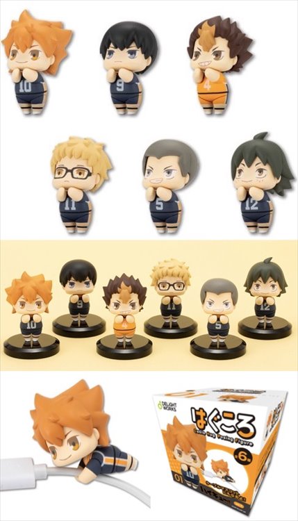 Haikyuu to the Top - Hugcoro Vol. 1 Mascot Figure SINGLE BLIND BOX - Click Image to Close