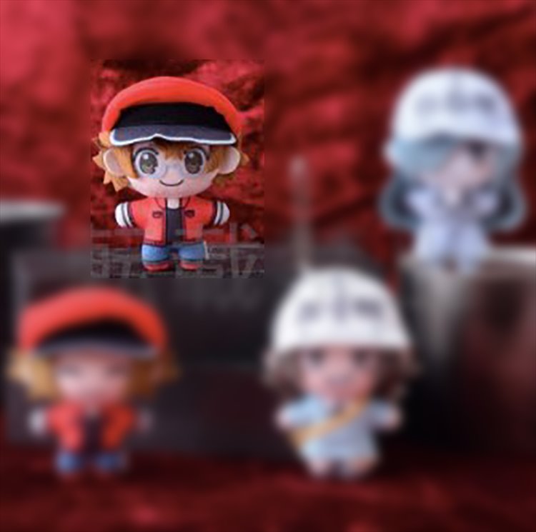 Cells at Work - Red Blood Cell 10cm Plush A - Click Image to Close