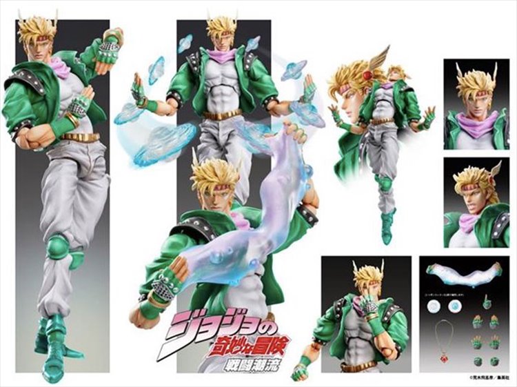 Jojos Bizarre Adventure Part II - Caesar Anthonio Zeppeli Super Action Figure - Click Image to Close