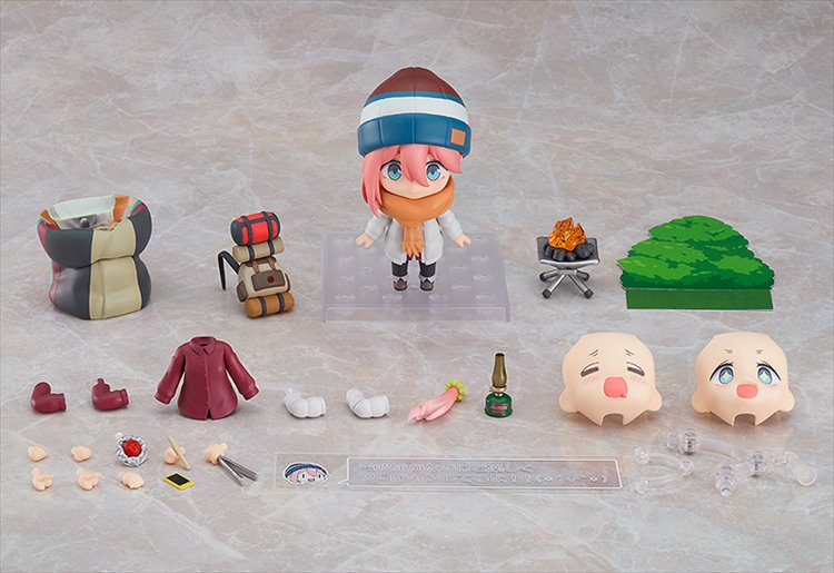 Yuru Camp - Nadeshiko Kagamihara Solo Camp Ver. DX Nendoroid - Click Image to Close