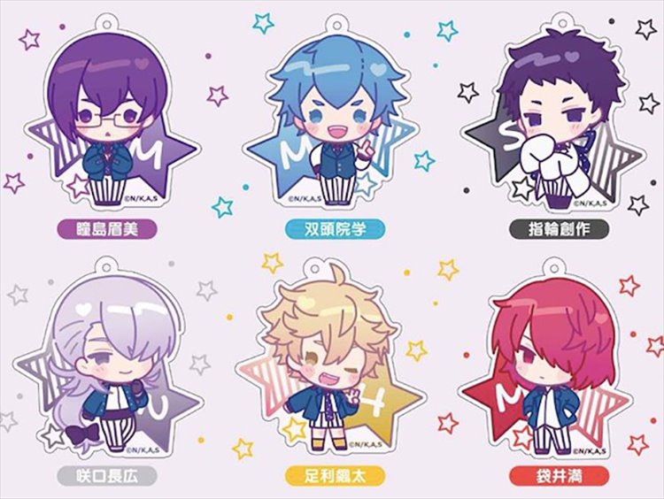 Pretty Boy Detective Club - Love Pastel Acrylic Keychain SINGLE BLIND BOX - Click Image to Close