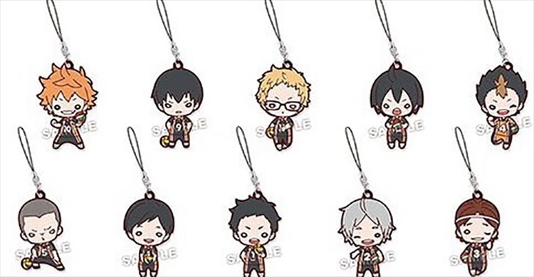 Haikyuu To The Top - Karasuno High Rubber Strap SINGLE BLIND BOX