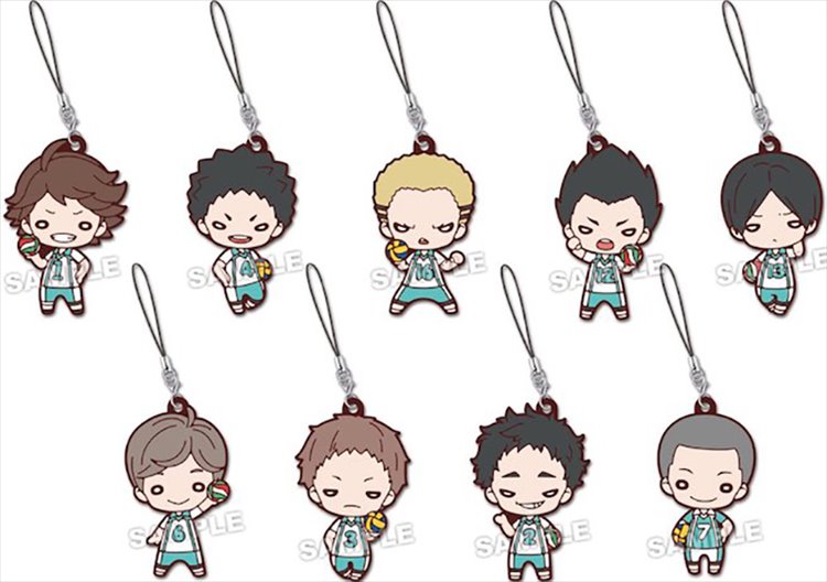 Haikyuu To The Top - Aoba Johsai High Rubber Strap SINGLE BLIND BOX - Click Image to Close