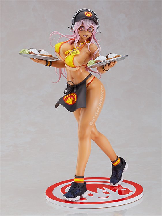 Super Sonico - 1/6 Super Sonico Bikini Waitress Ver. PVC Figure