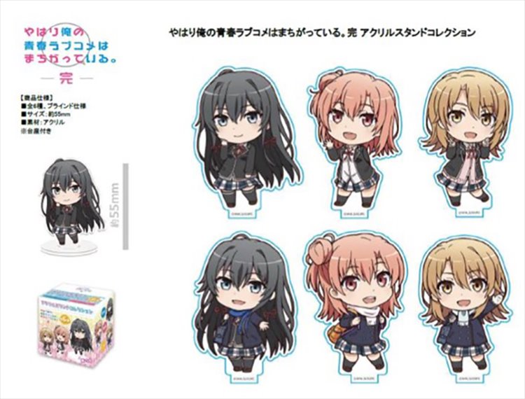 My Teen Romantic Comedy Is Wrong As I Expected - Acrylic Figure SINGLE BLIND BOX