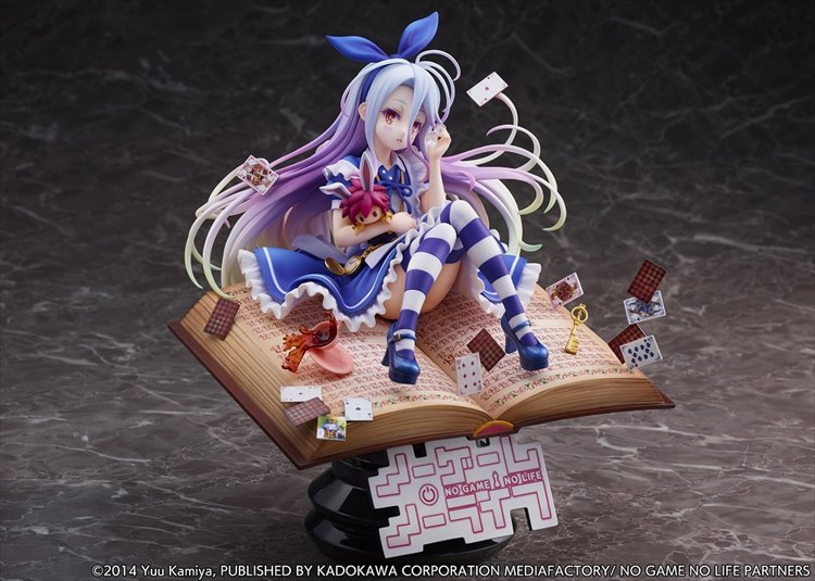 No Game No Life - 1/7 Shiro Alice In Wonderland Ver. PVC Figure - Click Image to Close