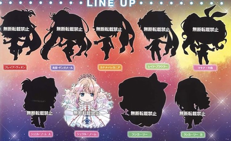 Macross Delta & Macross Frontier - Acrylic Mascot Keychain SINGLE RANDOM CAPSULE