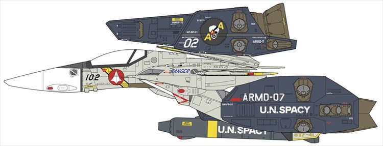 Macross - 1/48 Vf-1J Super Strike Valkyrie SVF-41 Model Kit - Click Image to Close