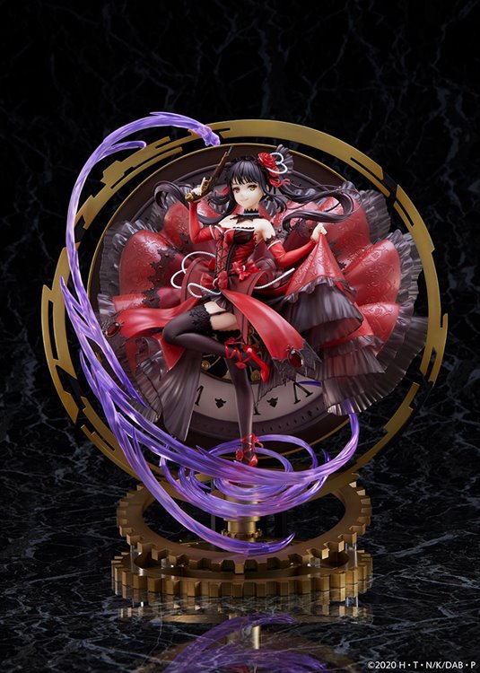 Date A Barrett - 1/7 Kurumi Tokizaki Pigeon Blood Ruby Dress Ver. - PVC Figure