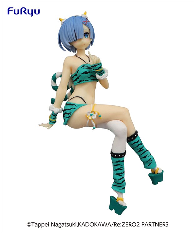 Re:Zero - Rem Demon Costume Another Color Ver. Noodle Stopper Prize Figure - Click Image to Close