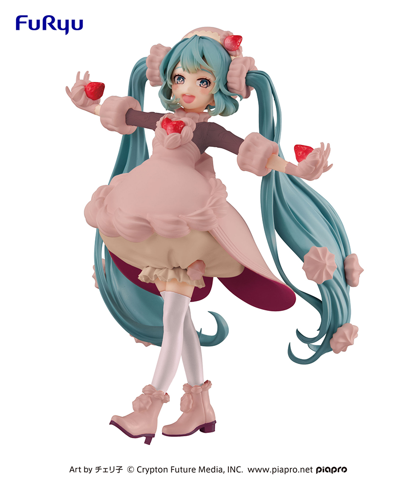 Vocaloid - Hatsune Miku Strawberry Chocolate Short Ver. Prize Figure