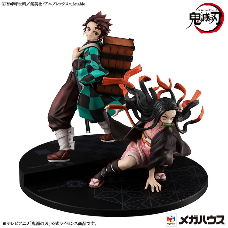 Demon Slayer - Tanjiro and Nezuko Precious G.E.M Figure - Click Image to Close