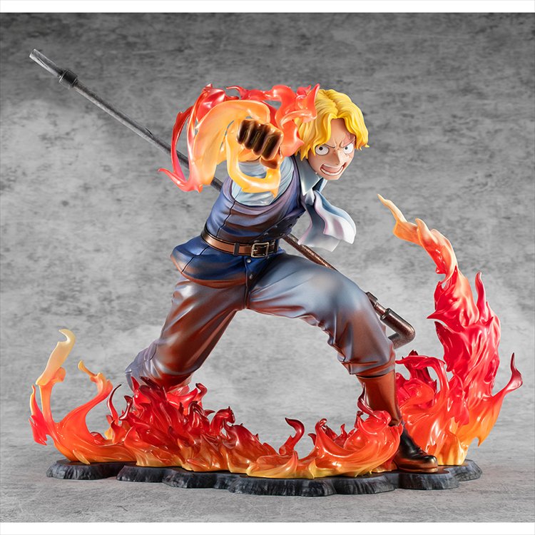 One Piece - Sabo Fire Fist Inheritance P.O.P PVC Figure - Click Image to Close