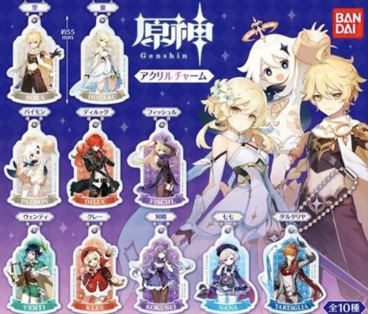Genshin Impact - Acrylic Charm (1 RANDOM CAPSULE)