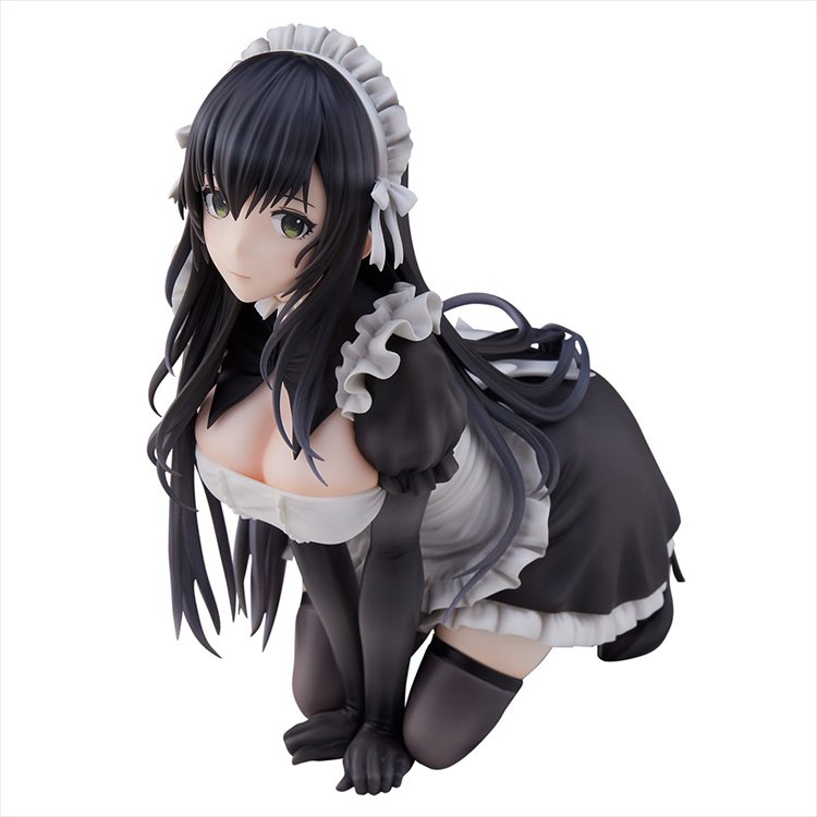 Original Character - Black-haired Maid Illustration By Haori Io PVC Figure