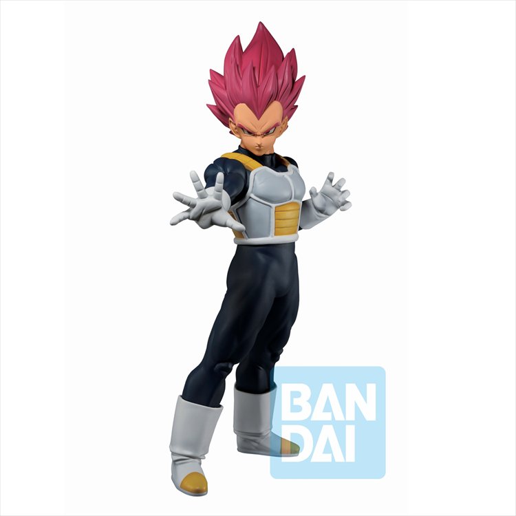 Dragon Ball Super - Super Saiyan God Vegeta Ichibansho Figure - Click Image to Close