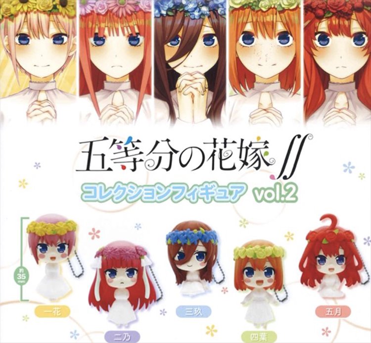 The Quintessential Quintuplets - Collection Figure Keychain Vol. 2 SINGLE BLIND BOX