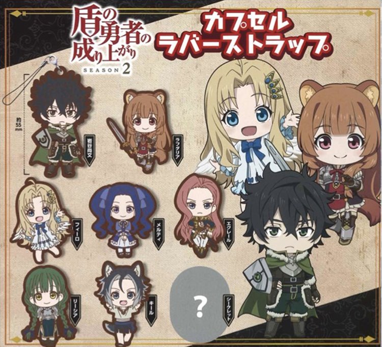 The Rising of Shield Hero 2 - Capsule Rubber Strap SINGLE BLIND BOX Re-release