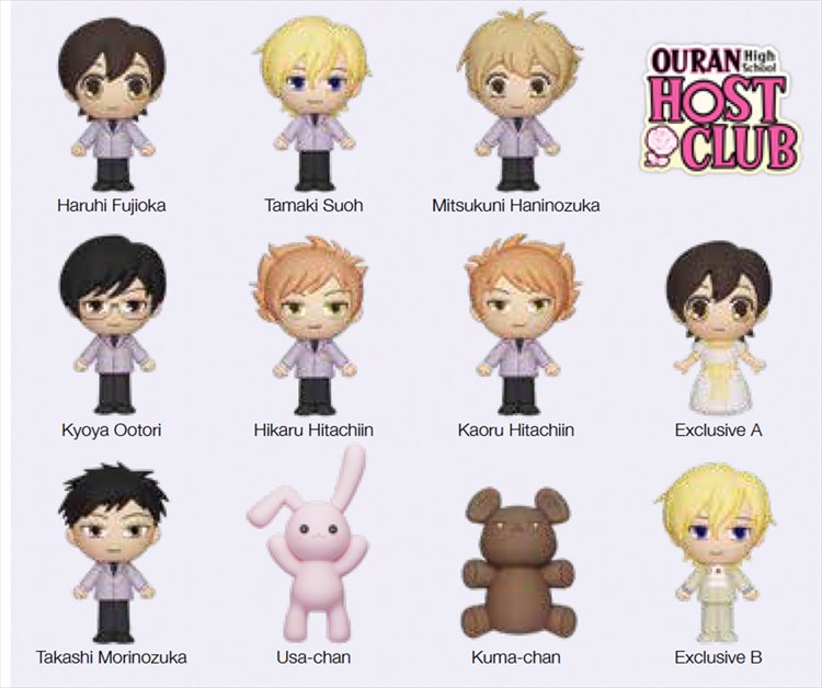 Ouran High School Host Club - 3D Foam Collectible SINGLE BLIND BOX - Click Image to Close
