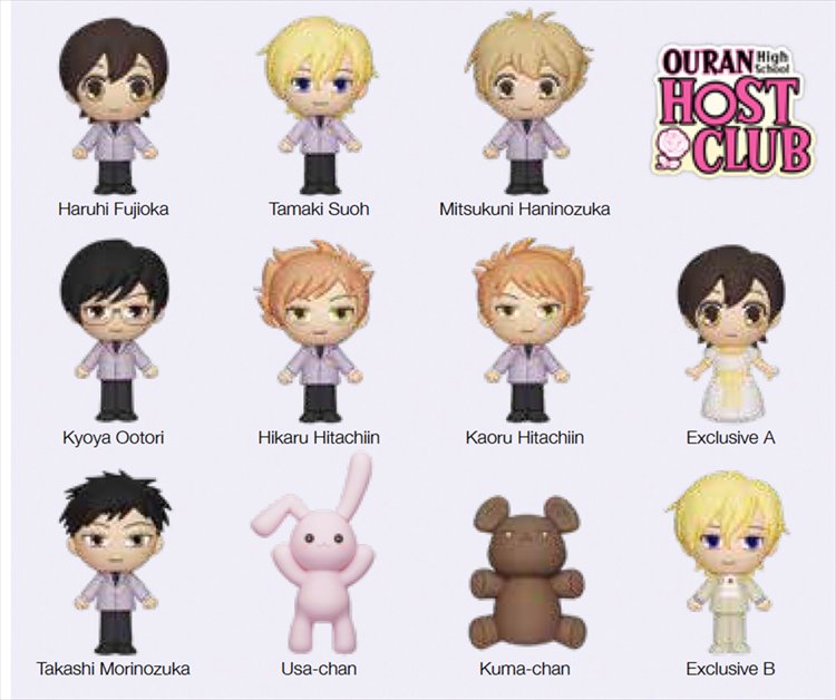 Ouran High School Host Club - 3D Foam Collectible SINGLE BLIND BOX