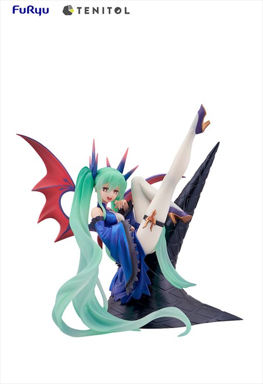 Vocaloid - Tenitol Hatsune Miku Dark PVC Figure - Click Image to Close