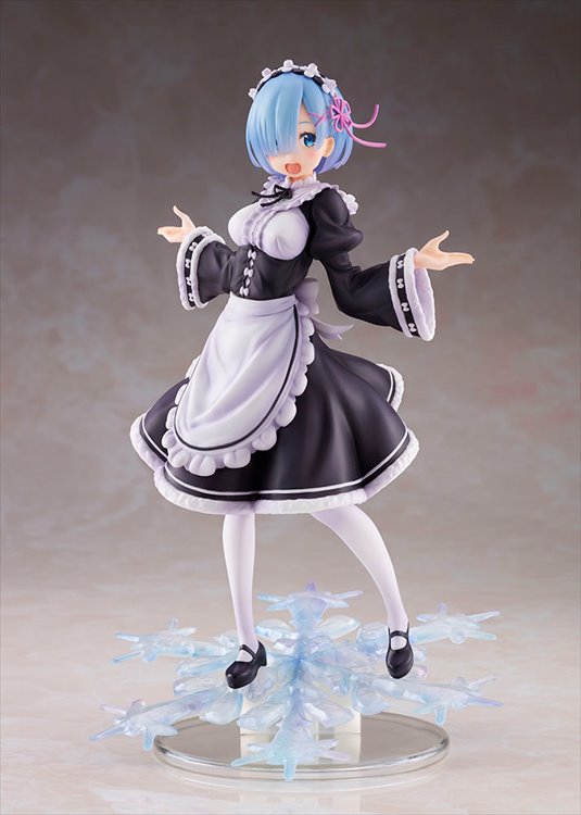 Re:Zero - Rem Winter Maid Ver Prize Figure - Click Image to Close