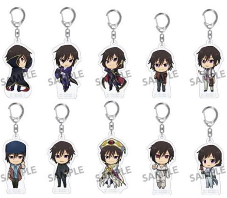 Code Geass - Lelouch Collection Acrylic Keychain SINGLE BLIND BOX