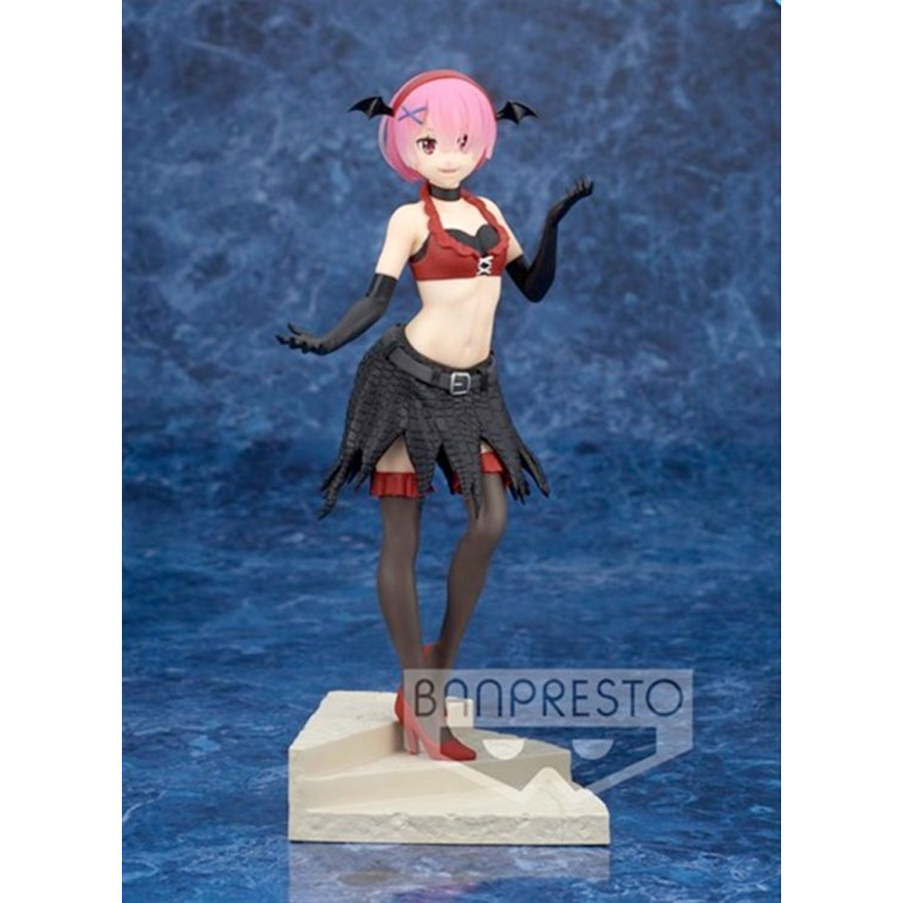 Re:Zero - Ram Monster Motions Espresto Prize FIgure - Click Image to Close