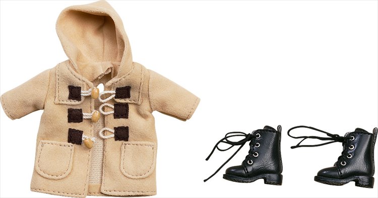 Nendoroid Doll - Doll Warm Clothing Set Boots & Duffle Coat (beige) Nendoroid