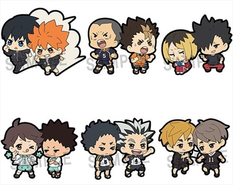 Haikyuu - Buddy Collect Rubber Mascot SINGLE BLIND BOX