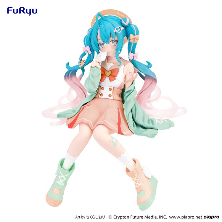 Vocaloid - Hatsune Miku Love Sailor Citrus Cream Ver. Noodle Stopper Figure - Click Image to Close