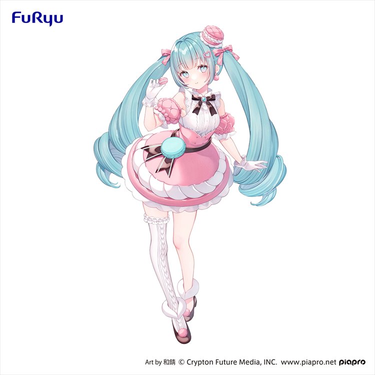 Vocaloid - Hatsune Miku Sweet Sweets Series Macaron Figure - Click Image to Close