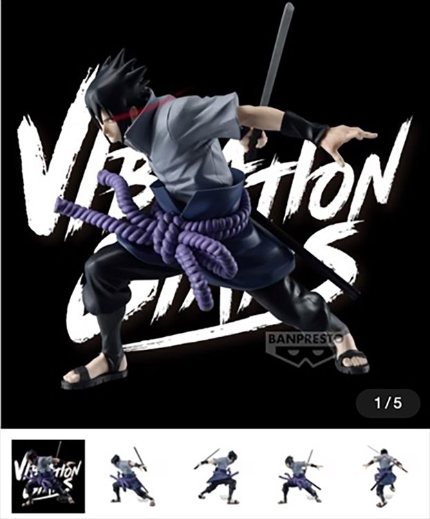 Naruto Shippuden - Sasuke Vibration Stars Figure