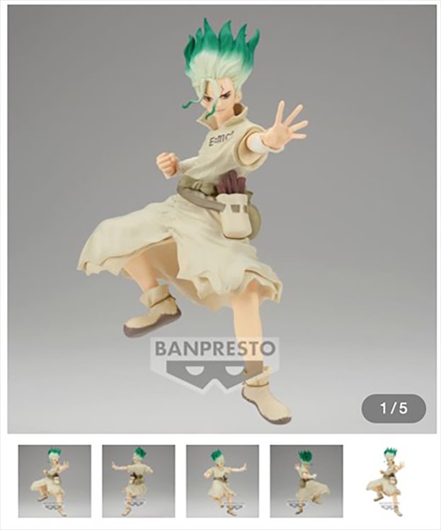 Dr. Stone - Senku Ishigami Figure Of Stone World Figure - Click Image to Close